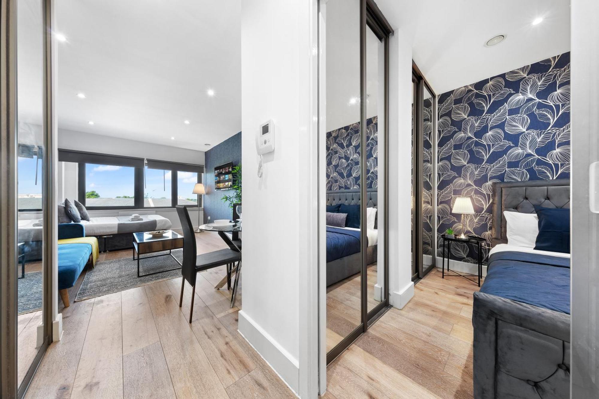 Modern One Bedroom Flat - Sleeps 5 -Near Heathrow - London Ub3 Exteriér fotografie